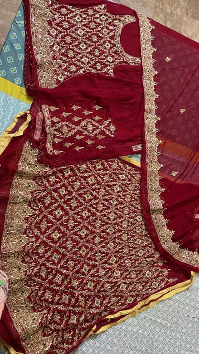 unstitched New Bridal langha