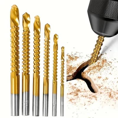 Titanium Drill Bits 6pcs Set