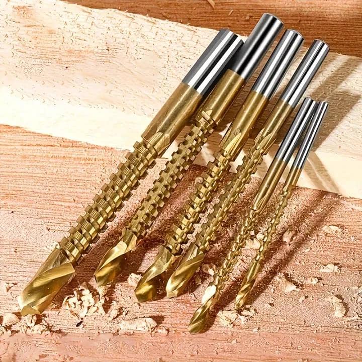 Titanium Drill Bits 6pcs Set 2