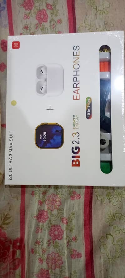 New Smart Watch + earbuds BoX pack Available