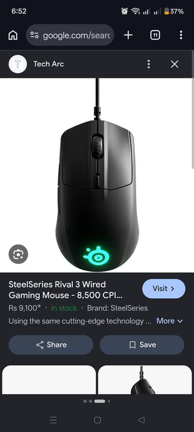 Steelseries rival 3 (wired 1st gen) + i3 3rd chip