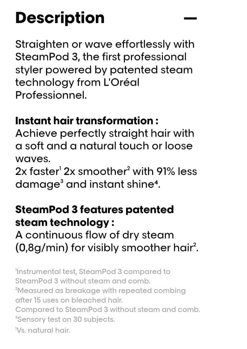 Loreal Steampod 3