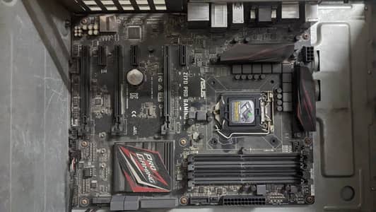 z170 pro gaming motherboard with pc case