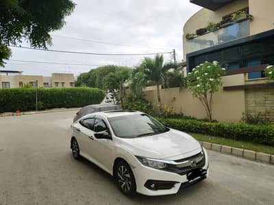 Honda Civic (X) VTI OREAL PROSMATIC MODEL 2018 ORIGINAL WHITE COLOR