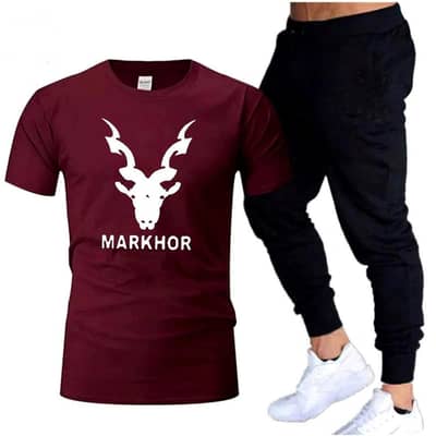  Men Printed Cotton Jersey Track Suit 