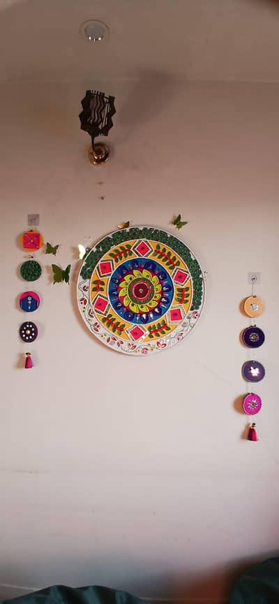 Handmade Lippan Mirror Art Wall Hanging Decor Price Negotiable