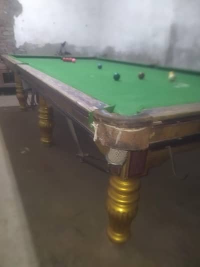 snooker English table