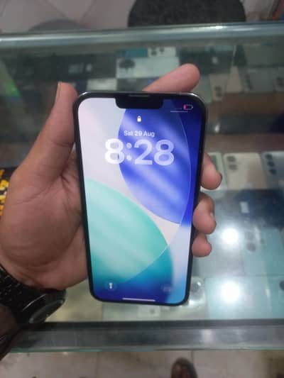 I phone13 pro max 128 jv 97battery  sky blue colour