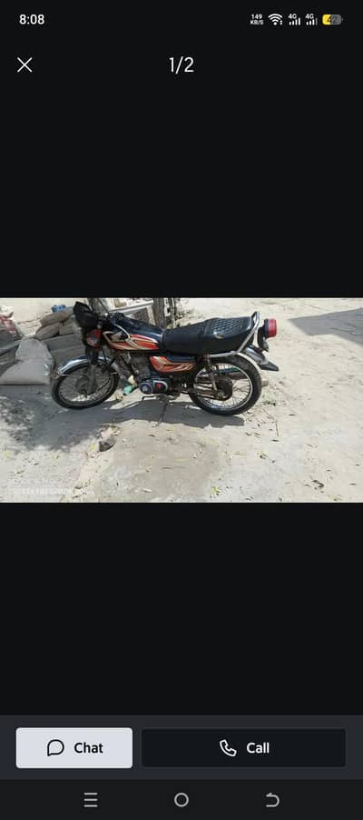 united 125 bike urgent sale