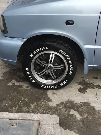 Tyres and Rim for sale Mehran