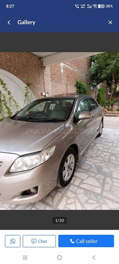 Toyota Corolla Altis 2009