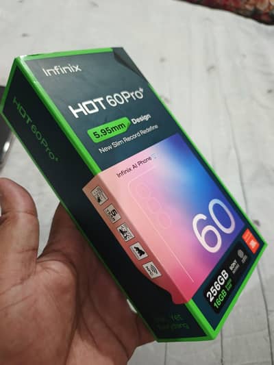 infinix Hot 60 pro+, 256gb, only call 03184309165