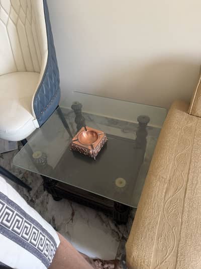 Center table with two coffee tables