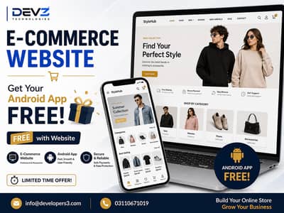 FREE OFFER | We build eCommerce Store Website & Mobile Applications