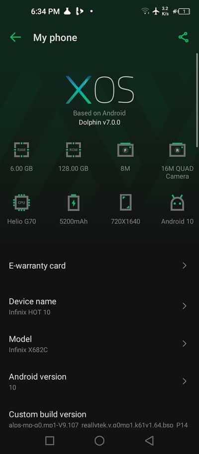 Infinix Hot 10