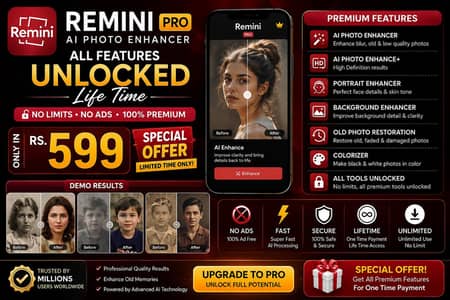 Remini Unlocked all features