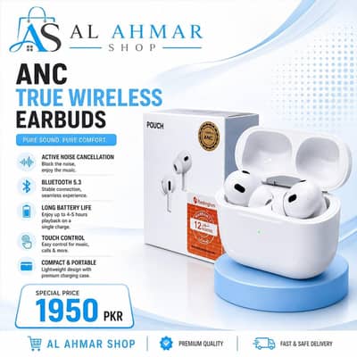 ANC TRUE WIRELESS EARBUDS