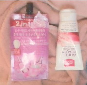 Queen Beauty Skin Care Combo | Egyptian Gel + Face Wash | 90% New