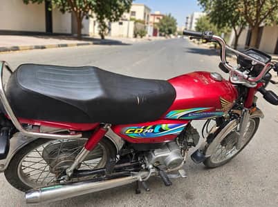 HONDA CD70 2024 MODEL TOTAL GENUINE FIRST OWNER GUJRANWALA NUMBER
