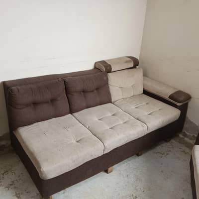 L shaped sofa and 2 seater seprate sofa for sale