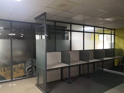 Furnished office available 40 person
