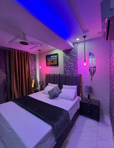 Bahria town Lahore one bedroom apartments daily basis rent per
