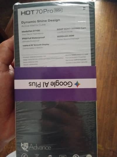 Infinix hot70pro 8/128 just box open black colour avoid cheap ofer