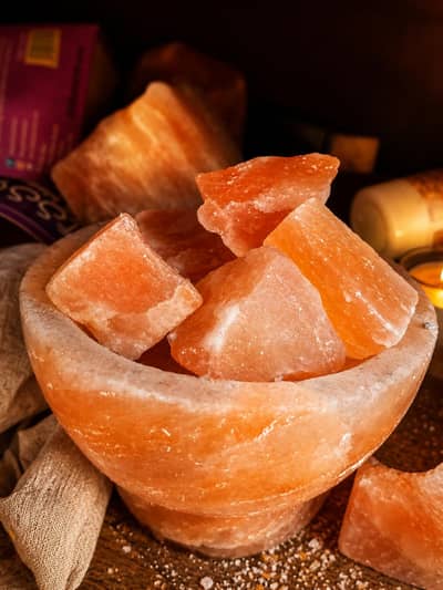 Himalayan pink salt lamp