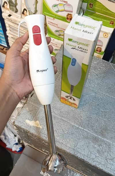 WN Great Hand Mixer Heavy Duty – 2 Blades Electric Hand Blender & Mix