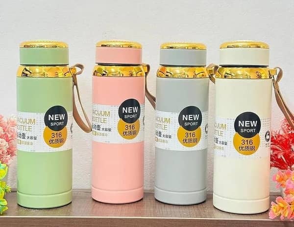 stainless steel bottle, insulated bottle for hot and cold drinks, travel, gym, office, outdoor, durable and stylish (1000ml)