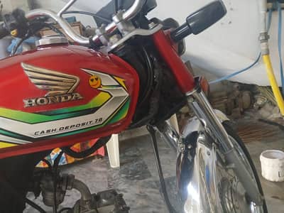 Honda cd 70 2023 best condition 1 handed use