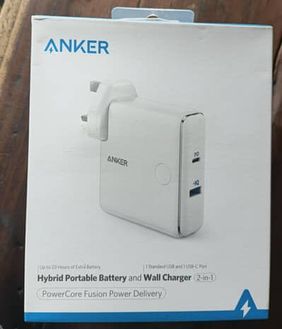 Anker 2 in 1 Hybrid Charger plus piwrrbank