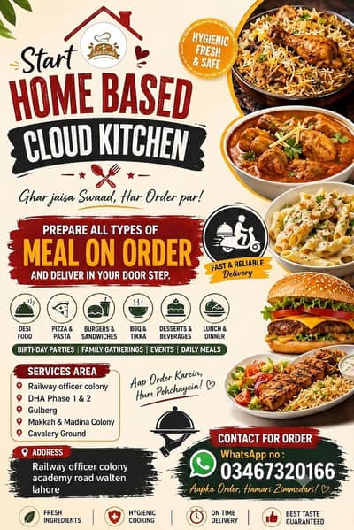 home based Cloud kitchen