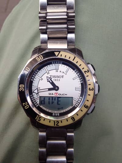 Tissot Sea-Touch Original Multifunction Sports Watch – Stainless Steel
