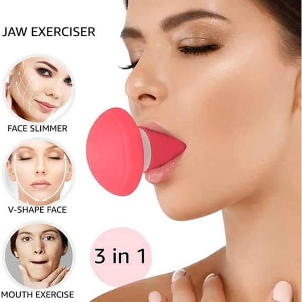 Silicone Thin Face Breathing Tool Jawline Jaw Muscle Exerciser Face Firming Masseter Muscle Trainer V-shaped Thin Face Tools