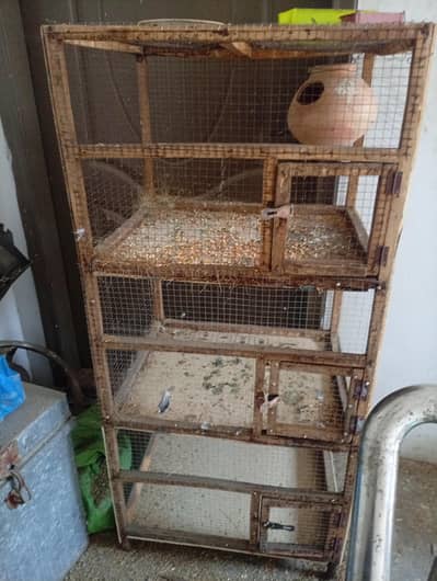 3 portions Animal and birds cage  for sale
