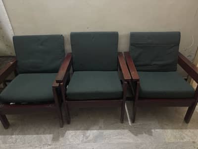Wooden Sofa Set