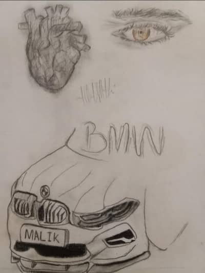 Handmade sketch card