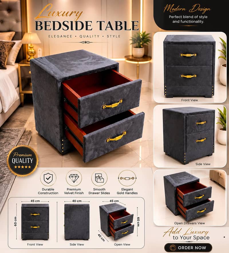 Luxury Bedside Table 5