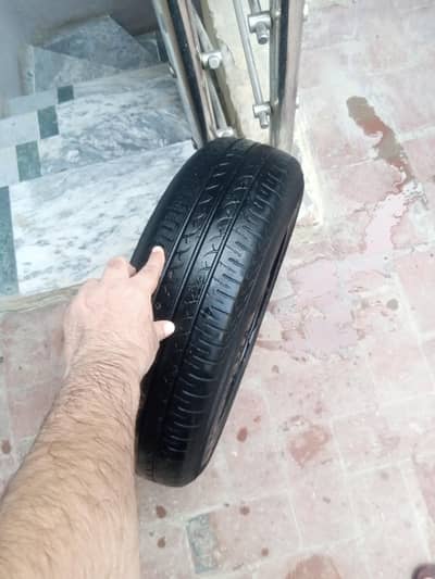 Tyre with Rim 13"
