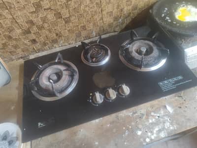pak gas glass stove(chula) very nice condition Natural gas