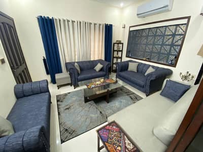 SOFA SET WITH DEWAN AND CURTAINS