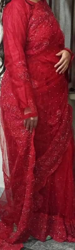 cutdana work saree