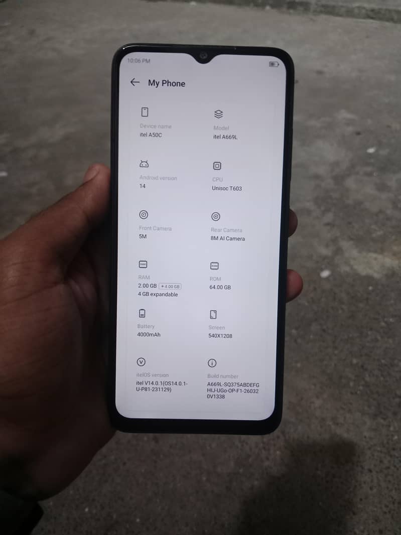 itel A50c 2