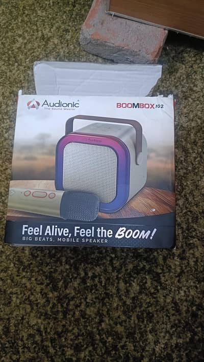 Audionic BoomBox 102 Bluetooth Speaker + Microphone
