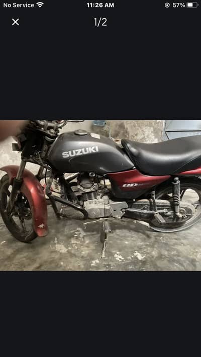 United 100 sports  bike convert gd 110