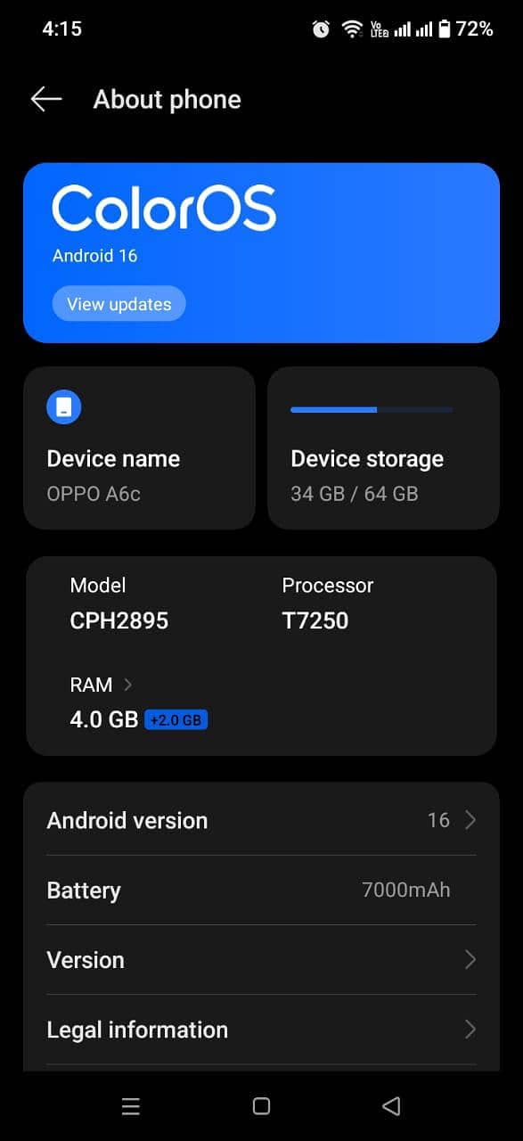 OPPO A6c 4