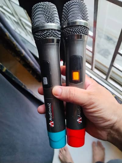 Audionic Speaker with 2 genuine Wireless Microphones | For Sale