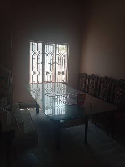 pure wood dinning table 8 seat contact number 03311433832