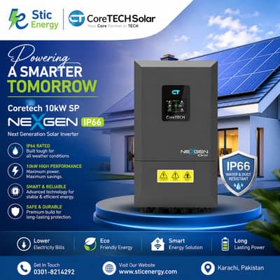 CoreTECH 10kW SP NEXGEN IP66 Solar Inverter